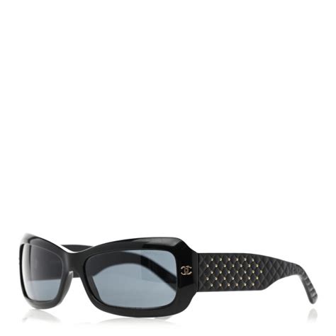 CHANEL Studded CC Sunglasses 5099 Black 